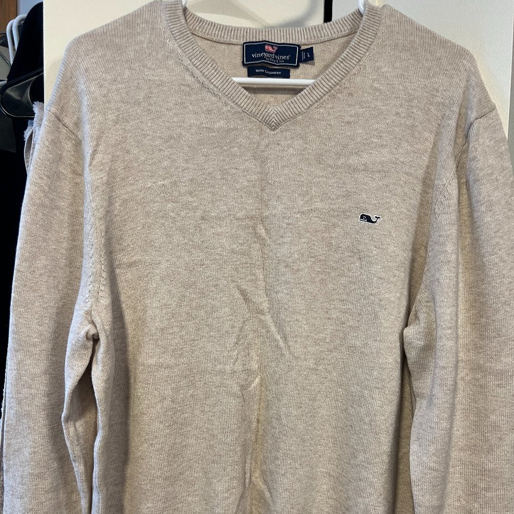 Vineyard Vines Cashmere V Neck Sweater